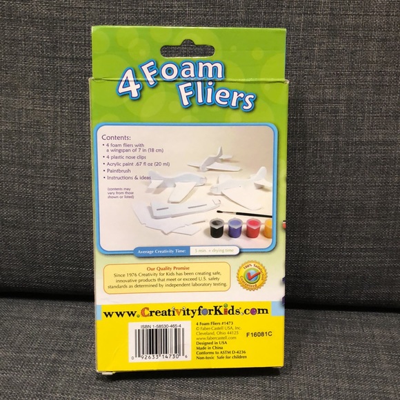 *New* creativity for kids foam fliers activity set - Picture 2 of 5